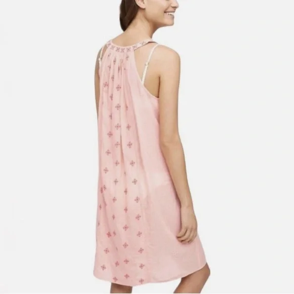 Anthropologie Desert Rose Boho Beach Midi Dress Small 100% cotton embroidered - Picture 2 of 14